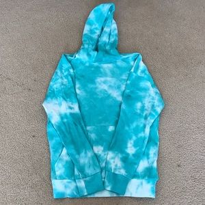 SPECIAL TIE DYE BLUE FOREVER 21 HOODIE